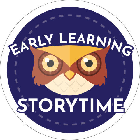 Early Learning Storytime logo with owl in center