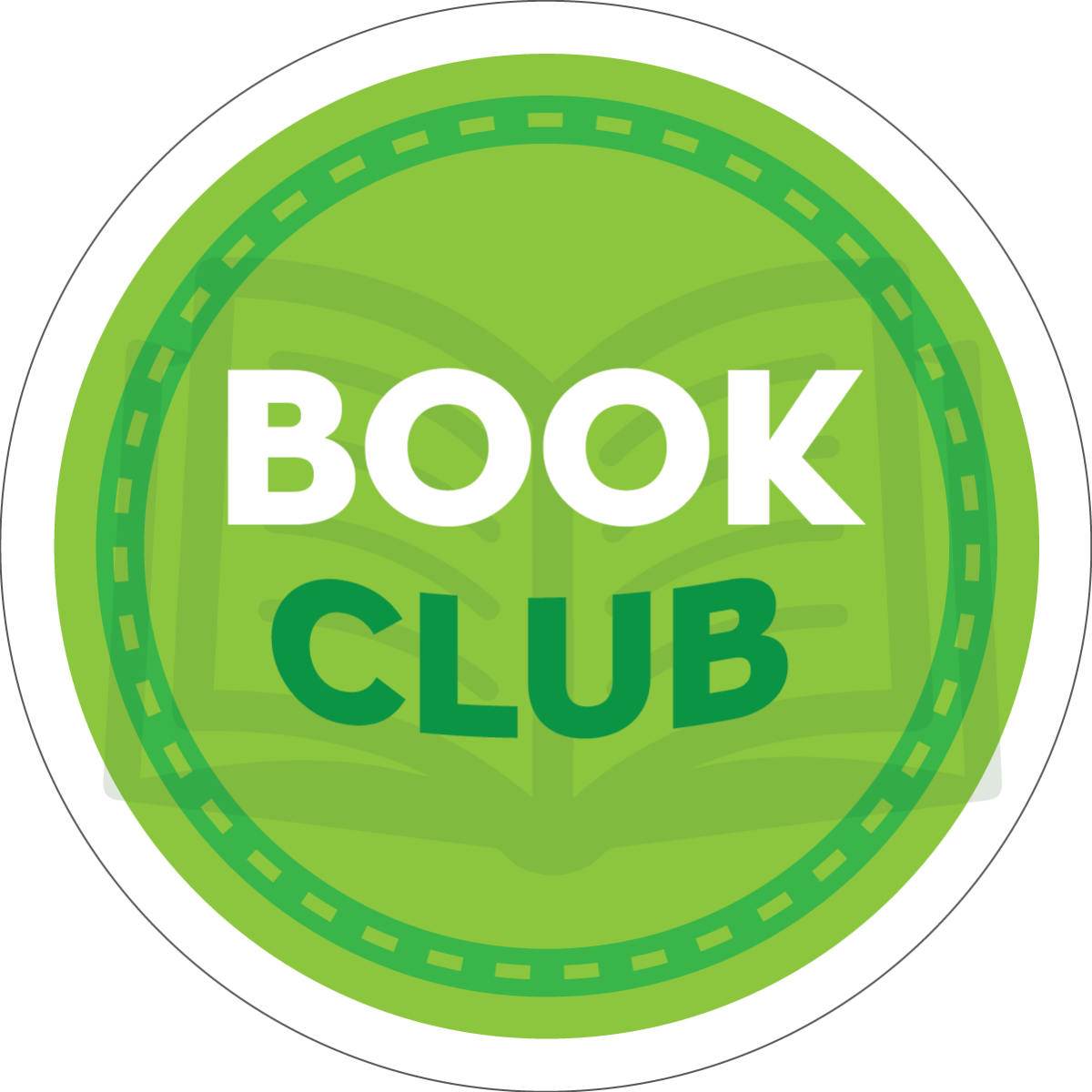 Green book club icon